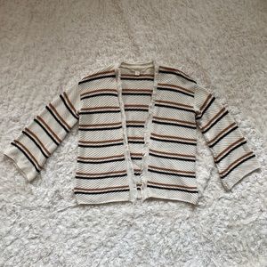 Saltwater Luxe, Size Small, Stripped Cardigan